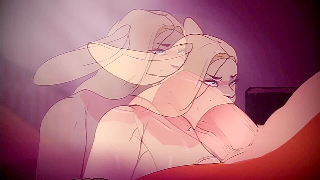 Wife Stealer - Furry girl deepthroats a big cock and rides for a creampie