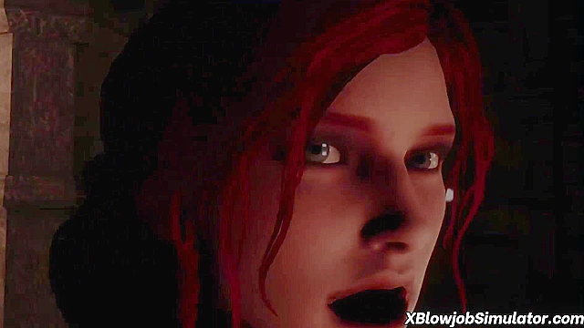 Triss Merigold gets fucked rough by a big troll monster