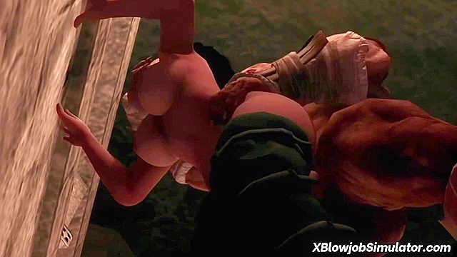 Triss Merigold gets fucked rough by a big troll monster