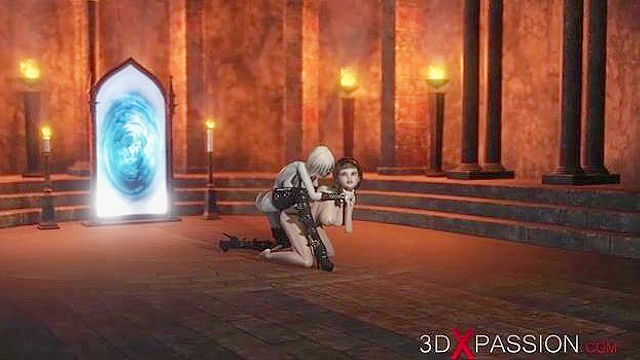 3d dickgirl demon fucks a sexy teen girl in the dark