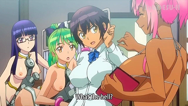 Futa Club 2 ep2 - Futa girls are trapped in sex devices and fuck with big dicks