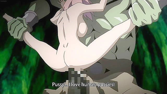 Rune's Pharmacy 2 - Cyclops with a fat dick catches a cute anime teen in dungeon and busts her hole