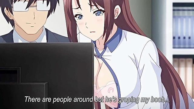 Kanojo ga Yatsu ni Dakareta Hi 2 - Cheating wife swallows cum under desk