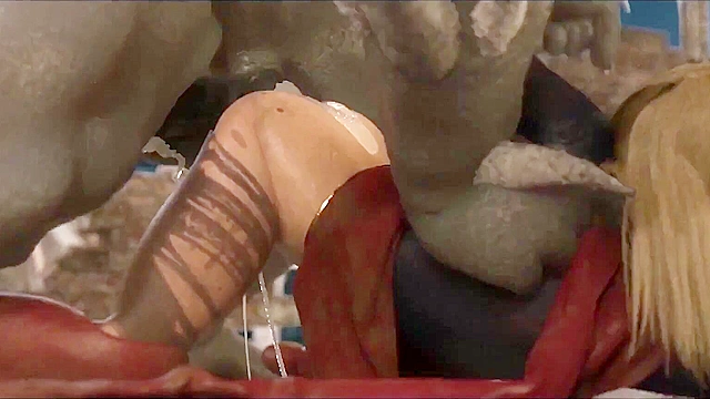 Supergirl gets doomsdays big dick deep in her stretched out cunt