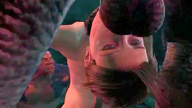The Borders of the Tomb Raider (complete) - Lara Croft gets impaled by huge troll cocks