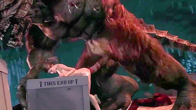 The Borders of the Tomb Raider (complete) - Lara Croft gets impaled by huge troll cocks