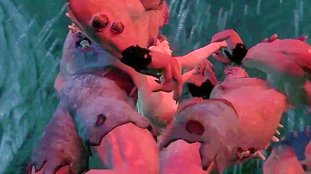 The Borders of the Tomb Raider (complete) - Lara Croft gets impaled by huge troll cocks