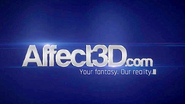 Futanari admires the size of her big giant cock and is showing it off