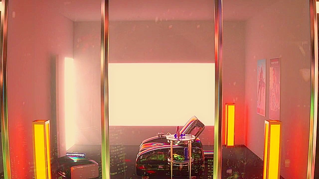 Hard Dick's Night - Futanari who looks like Angelina Jolie dildos ass and strokes huge dick