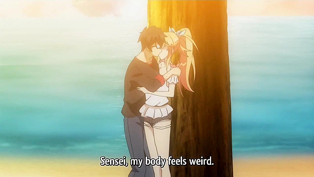 Perverted Seminar - Sensei uses his hot dick to satisfy a busty teen anime girls