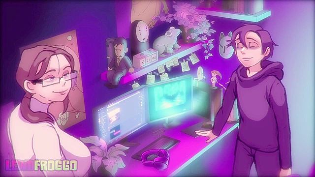 Chubby Mona craves Travis’s big cock deep in her throat and pussy - cartoon porn