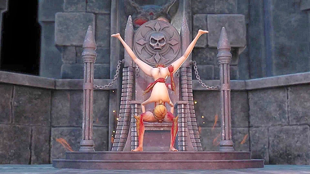 Lilith the futanari demon and her young sex slave 69 fucking