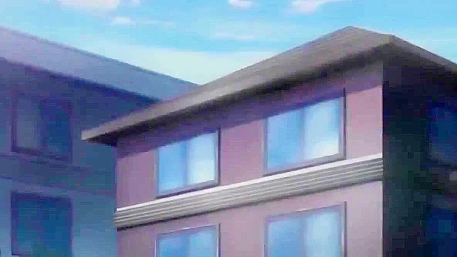 Mankitsu Happening 1 - Employee catches busty hentai teen masturbating at work