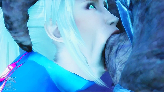 Bounty Booty Regraded - Samus Aran gets monster cum in her pussy