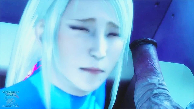 Bounty Booty Regraded - Samus Aran gets monster cum in her pussy