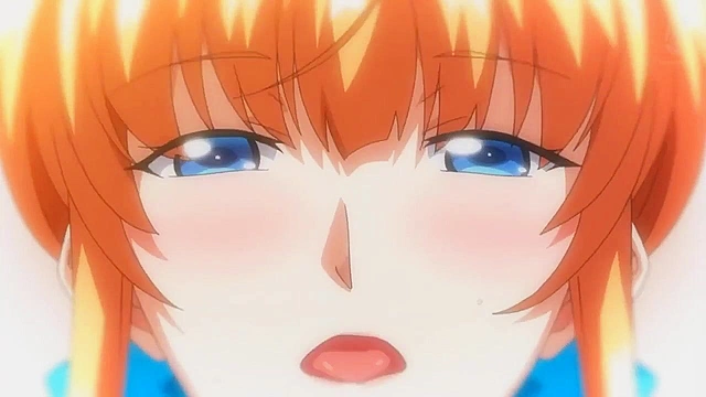 Master Piece 2 - Busty anime schoolgirls dressed as angel and devil give double blowjob