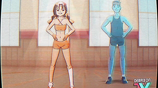 Eri-Chan's Home Workout! - Exercise guru sucks dick in the bathroom