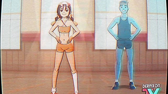 Eri-Chan's Home Workout! - Exercise guru sucks dick in the bathroom