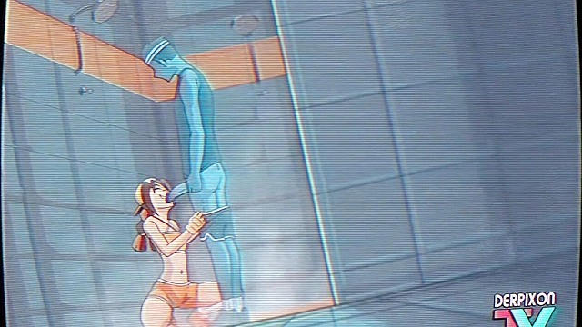 Eri-Chan's Home Workout! - Exercise guru sucks dick in the bathroom