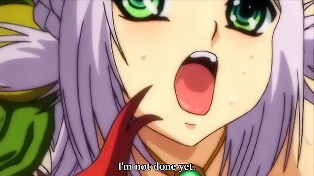 Cute princess is chained up and face fucked by monsters