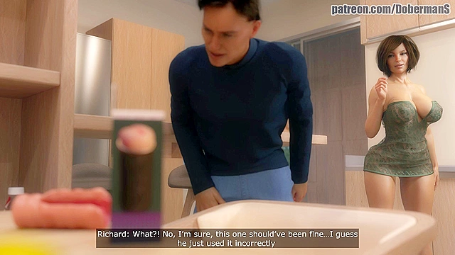 3D Taboo Porn - Son with monster dick fucks his busty and curvy mom