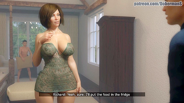 3D Taboo Porn - Son with monster dick fucks his busty and curvy mom