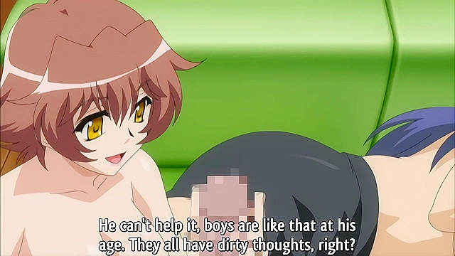 Let's Make Love Together! 4 - Your stepsister and her busty anime friend stop by for threesome