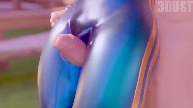 Chun Li's thighjob with cumshot
