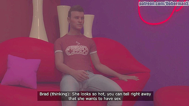 His girlfriend is a porn star who gets fucked while he watches