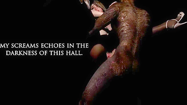 Locked in the Dark (alt) - Hot 3d girl is fucked by big dicked zombie in abandoned building