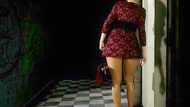 Hot busty blonde is sandwich fucked by two futanari babes with huge dicks