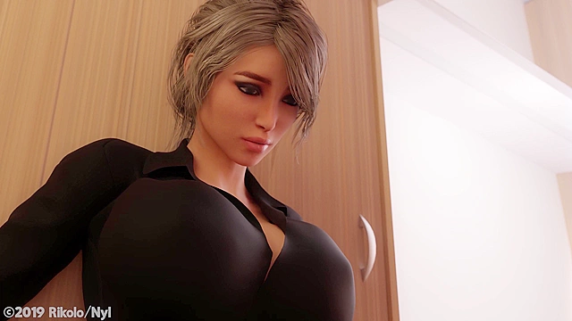 Generous Donation 1 - 3D ebony nurse gets a sperm donation from big dick futa