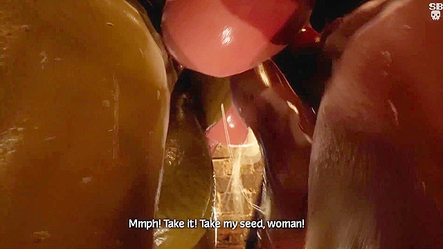 Laersect 20XX - 3D sissy slut gets double penetrated by dirty futanari cops in alley