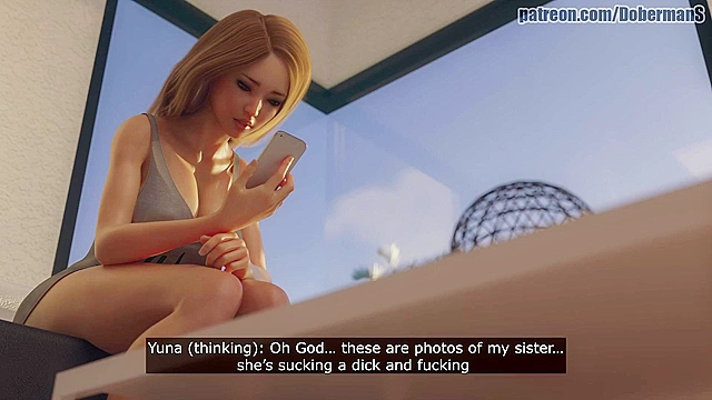 Japanese girl fucks giant dick while friend is sleeping nearby