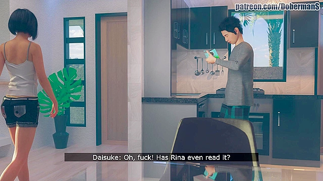 Girlfriends cheating sister swallows a fat 3d asian cock