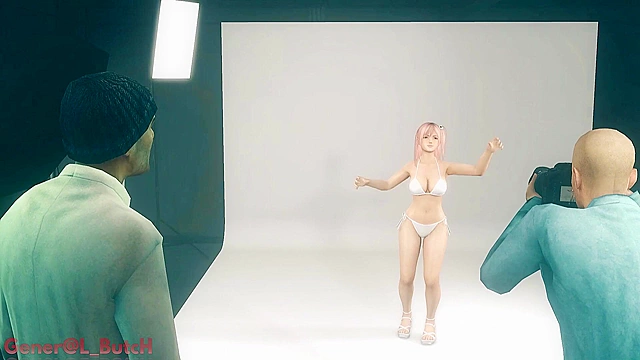 Curvy Honoka is fucked on camera in an Interracial Gangbang