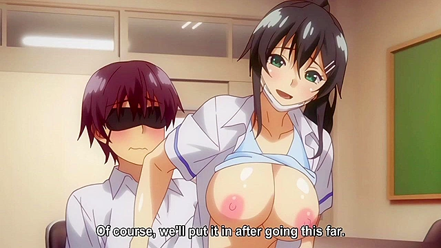 Eroges Can Solve Everything 2 - Busty virgin schoolgirl ties up student and rides his cock