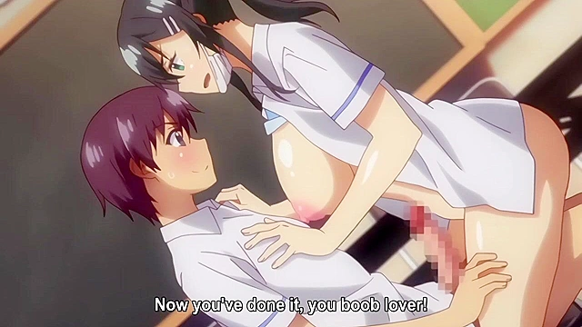 Eroges Can Solve Everything 2 - Busty virgin schoolgirl ties up student and rides his cock