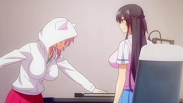 Eroges Can Solve Everything 2 - Busty virgin schoolgirl ties up student and rides his cock