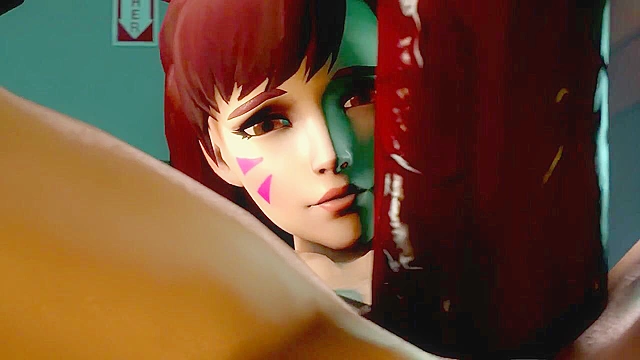 Gadabout 1 - Hospital patient is infected with zombie virus and fucks police girl D.va