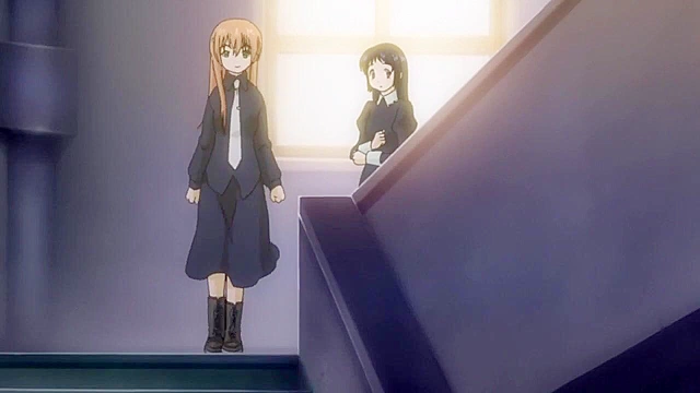 Innocent Lovers 1 - Petite anime lesbian schoolgirls lick pussy at school