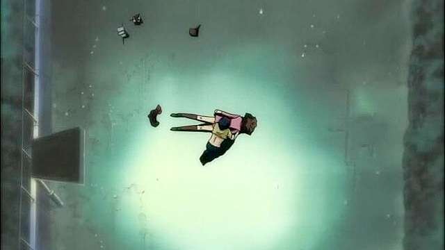 Submissive girl is tied up fucked in front of a window while pervy milf watches