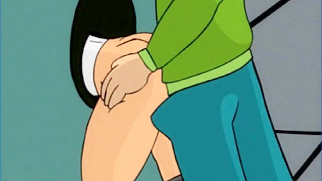 Leela Turunga is stuck in a hole and fucked from by behind by Fry