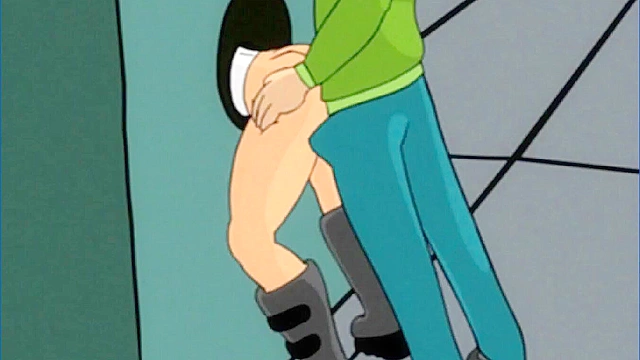 Leela Turunga is stuck in a hole and fucked from by behind by Fry