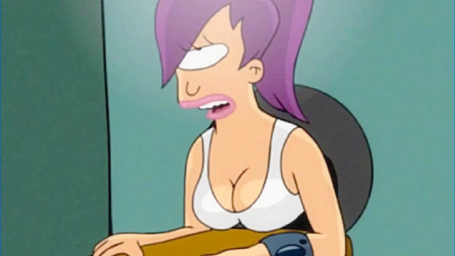 Leela Turunga is stuck in a hole and fucked from by behind by Fry