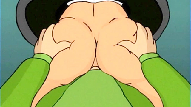 Leela Turunga is stuck in a hole and fucked from by behind by Fry