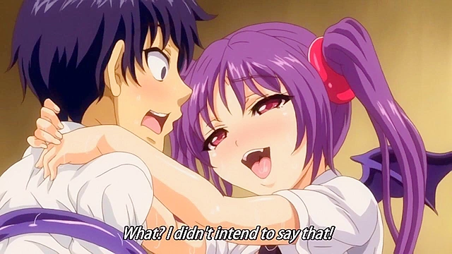 Little Devil Girlfriend 1 - Futanari succubus fucks her sister after watching evil video tape