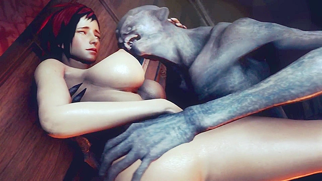 Full Moon 1 - Scary demons fuck the tender holes of Mila and Pai Chan