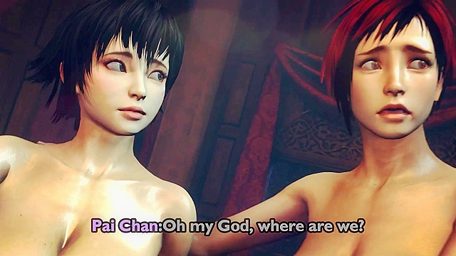 Full Moon 1 - Scary demons fuck the tender holes of Mila and Pai Chan