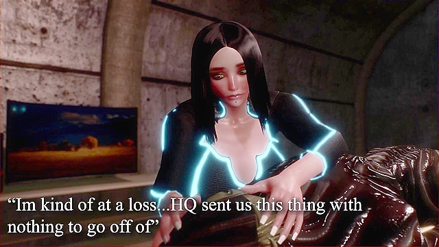 Examination of dead alien turns into a hardcore fuck from monster sex fiend